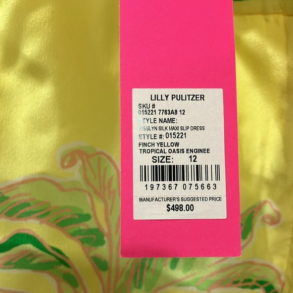 NWT Lilly Pulitzer Jesslyn Silk Maxi 12 - Picture 5 of 5